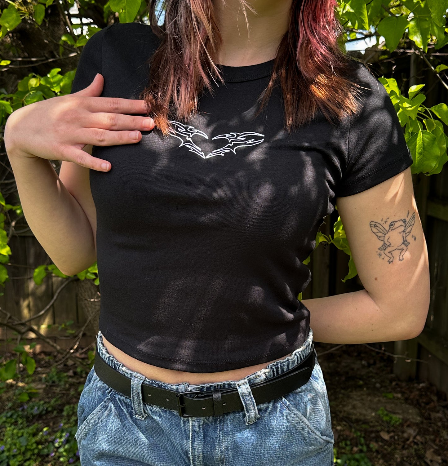 Flaming Heart Babytee