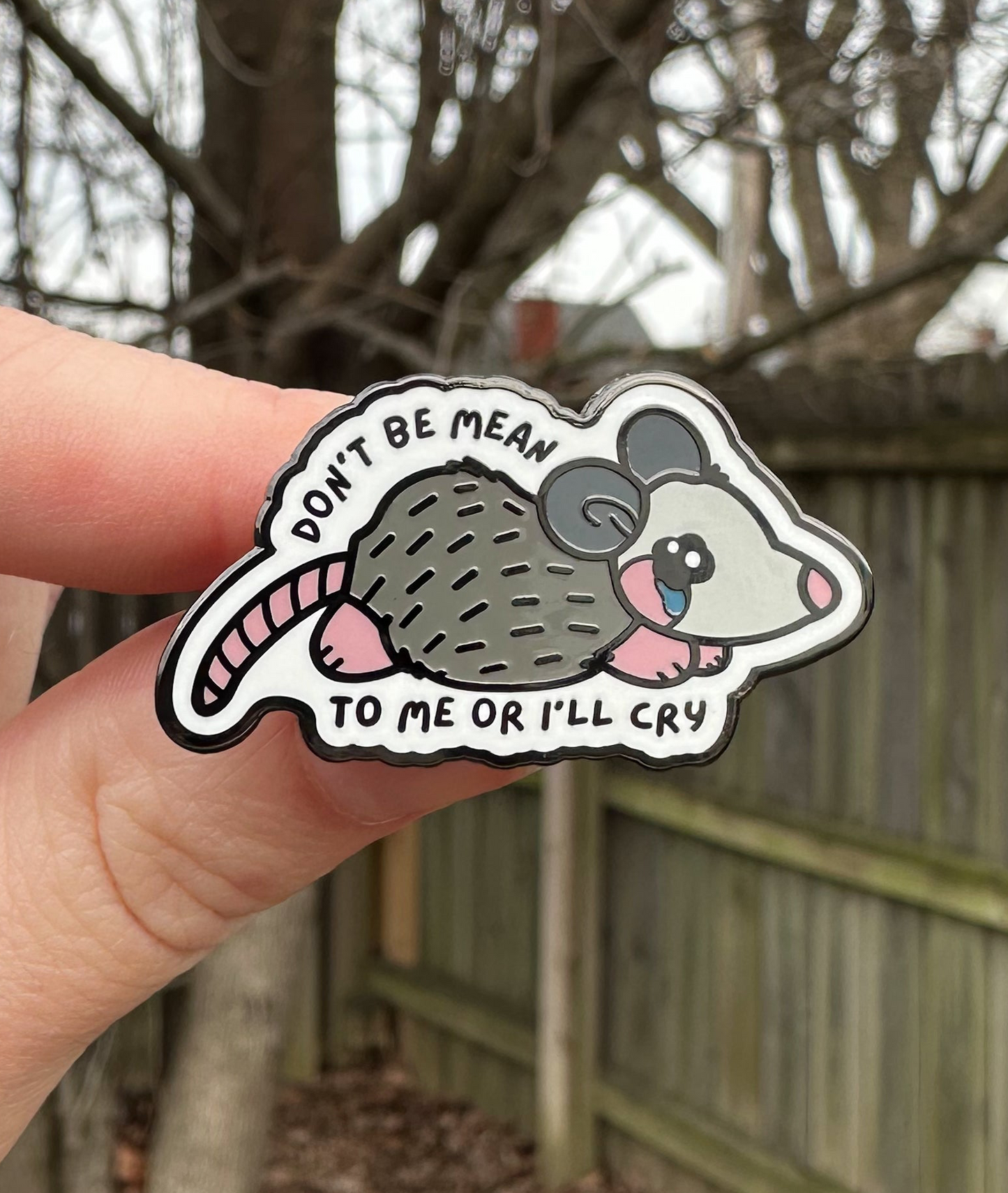 Polite Possum Pin
