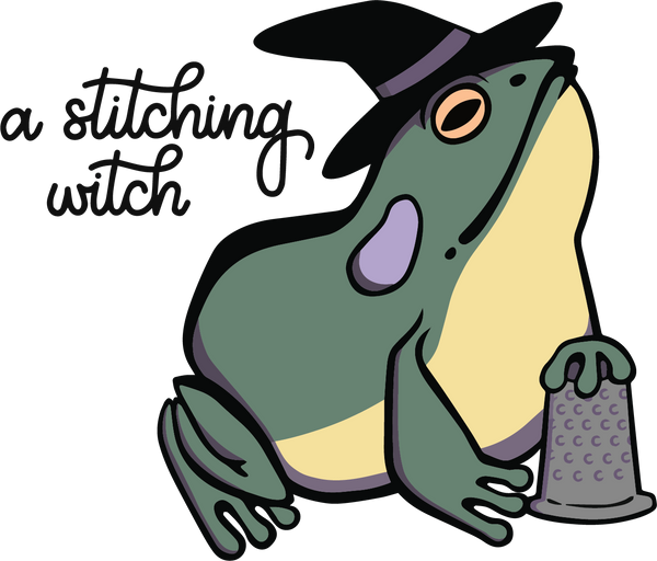 A Stitching Witch Embroidery logo