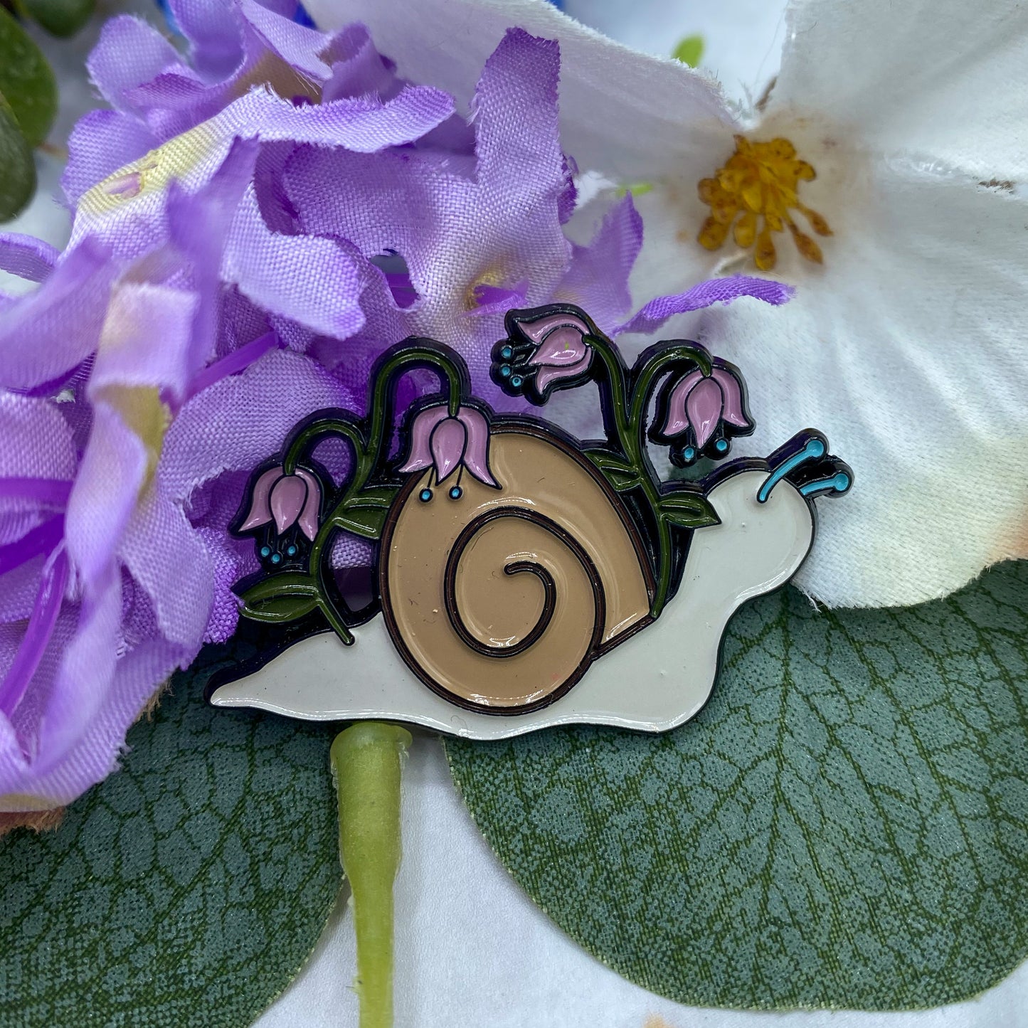 Garden Snail Pin